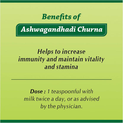 Baidyanath Ashwagandhadi Churna I Enhances Stamina I Ashwagandha for Stress Relief, 100 g (Pack of 2)