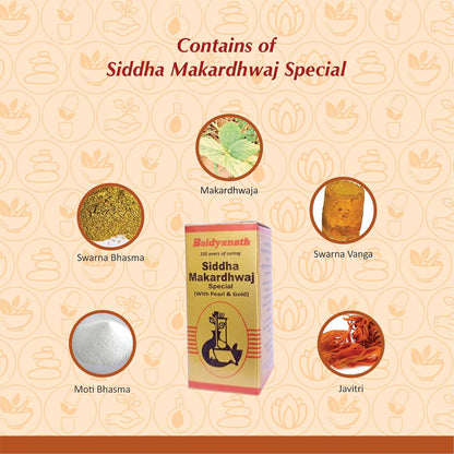 BAIDYANATH SIDDHA MAKARDHWAJ SPECIAL SY - 5 TAB