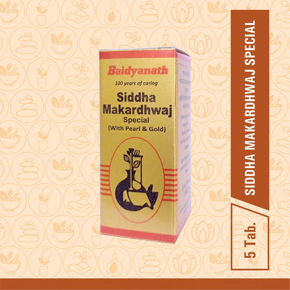 BAIDYANATH SIDDHA MAKARDHWAJ SPECIAL SY - 5 TAB