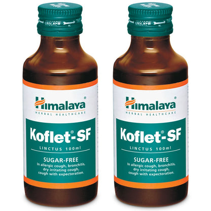 Himalaya Koflet-SF Linctus - 100 ml (Pack of 2)