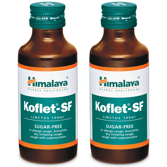 Himalaya Koflet-SF Linctus - 100 ml (Pack of 2)