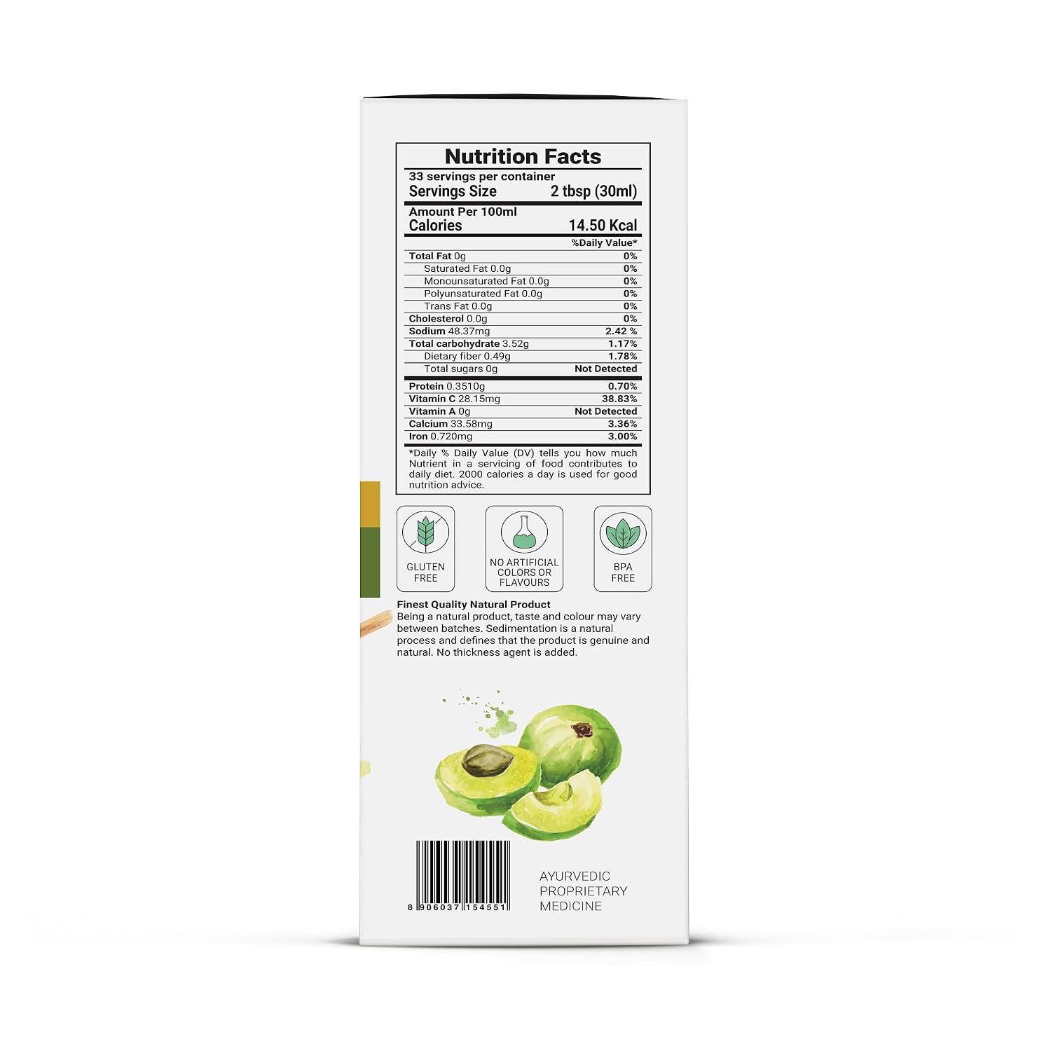 KRISHNA'S HERBAL & AYURVEDA Herbal Shapefix Juice With Natural Herbs, Helps In Weight Management, No Added Artificial Colors Or Flavours, Gluten Free - 1 Ltr (Pack Of 1)