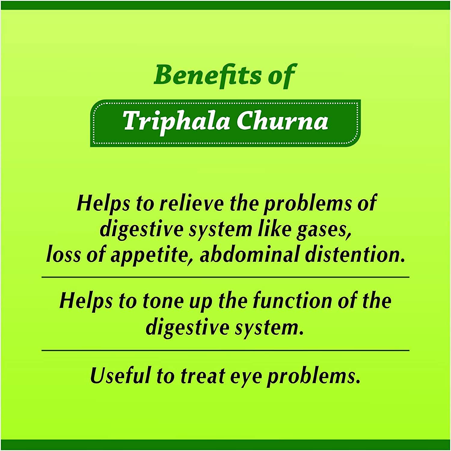Baidyanath Asli Ayurved Triphala Churna 500 g (Pack of 2) - Helps Relieve Constipation Acidity & Gas Relief - Ayurvedic Remedy For Gastro-Intestinal Health