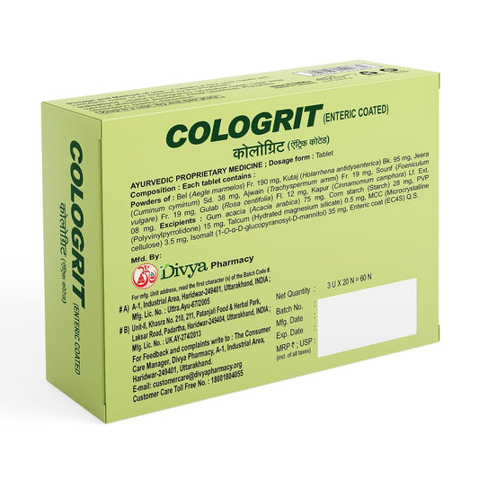 Patanjali Divya Cologrit 60 N,Tablet
