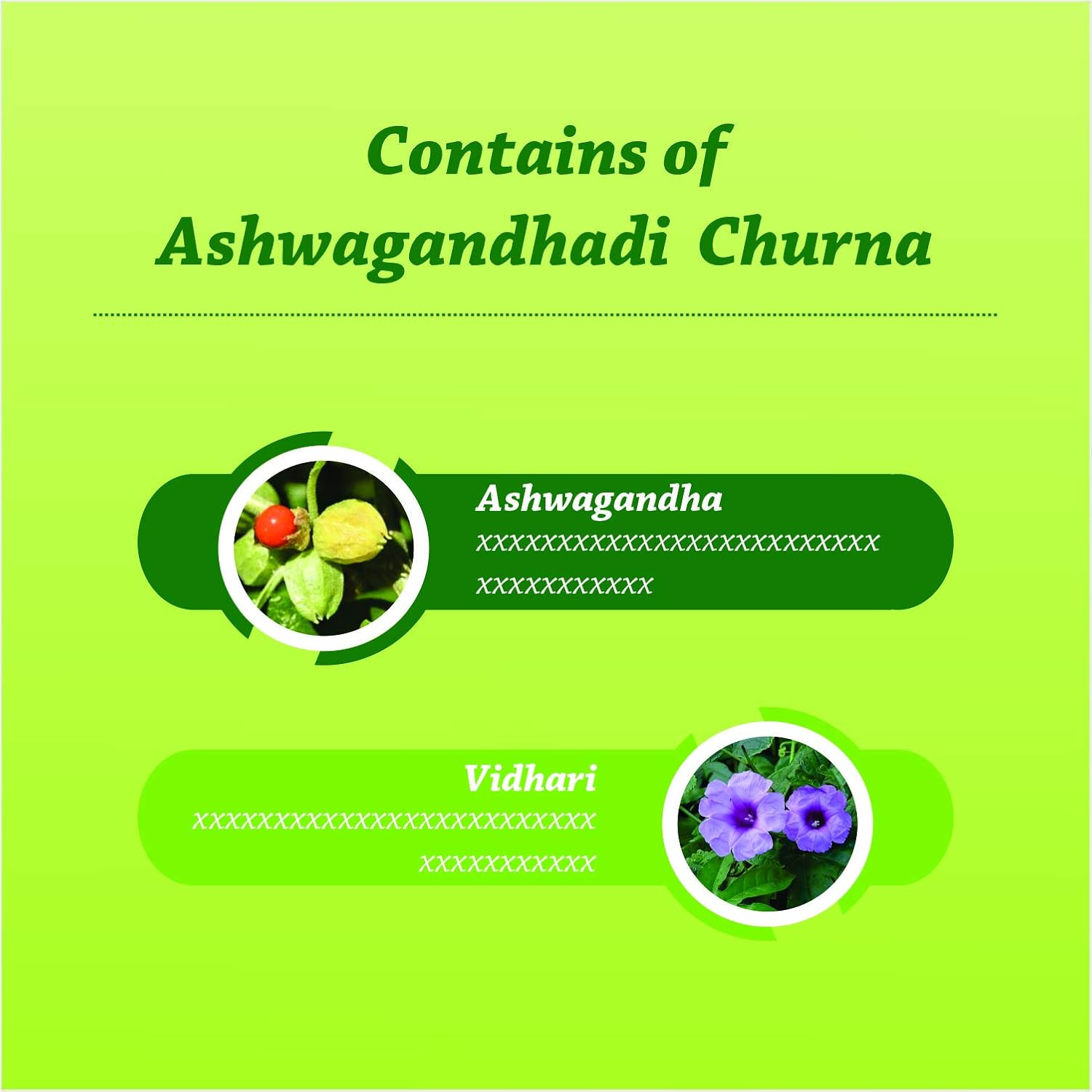 Baidyanath Ashwagandhadi Churna I Enhances Stamina I Ashwagandha for Stress Relief - 100 gms