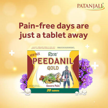 Patanjali Divya Peedanil Gold,Tablet,20 Count