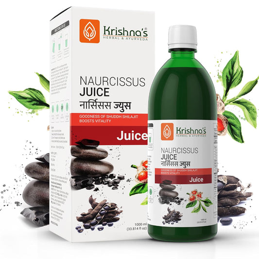 KRISHNA'S HERBAL & AYURVEDA Krishna'S Naurcissus Juice-1000 Ml Ayurvedic Ingredients Ashwagandha,Kaunch Beej,Vidari Kand,Shatawari,Akarkara,Safed Musli,Gokhru Etc Helps In Boosting Stamina