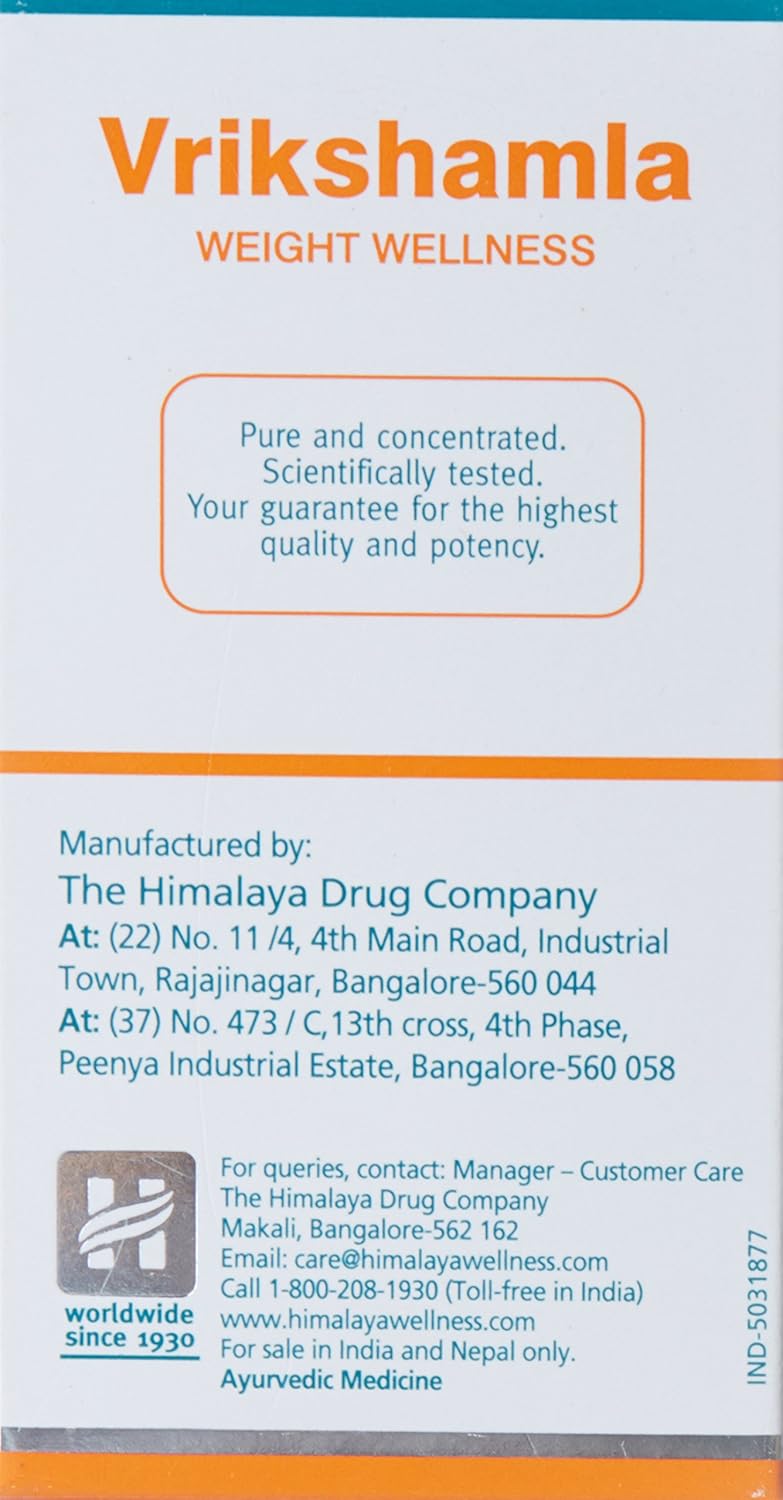 Himalaya Wellness Ayurslim Capsules Weight Management - 60 Capsules & Wellness Pure Herbs Vrikshamla Weight Wellness - 60 Tablets