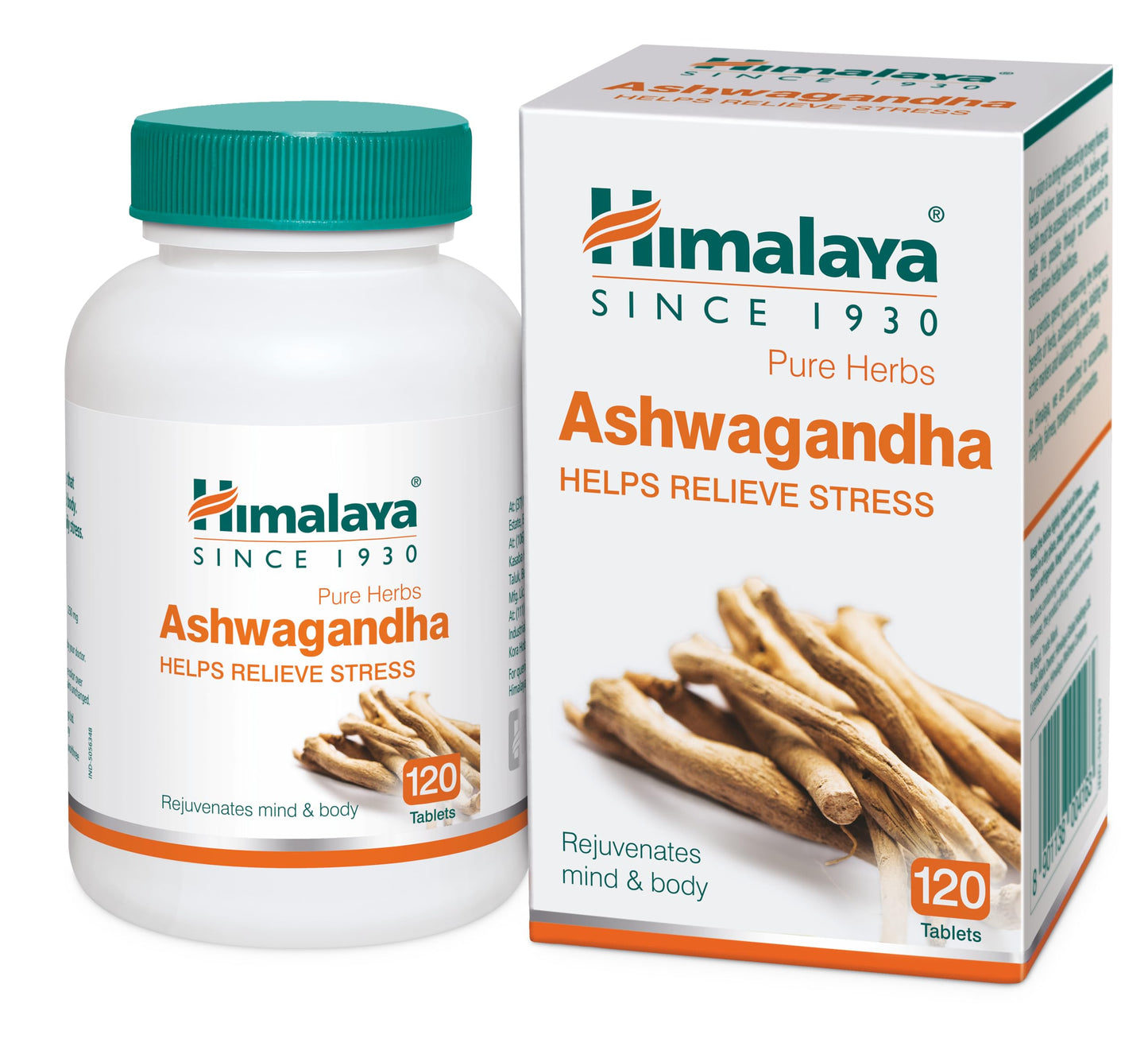 Himalaya Ashvagandha - General Wellness Tablets | Stress Relief | Rejuvenates Mind & Body |60 Tablets