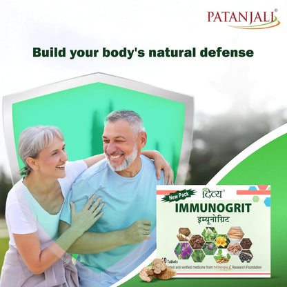 Patanjali Divya Immunogrit Tablet(Pack Of 60 Tab)