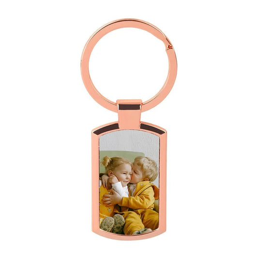 Personalised Keyring Keychain Key Tags Gift Idea Custom Your Photo Text